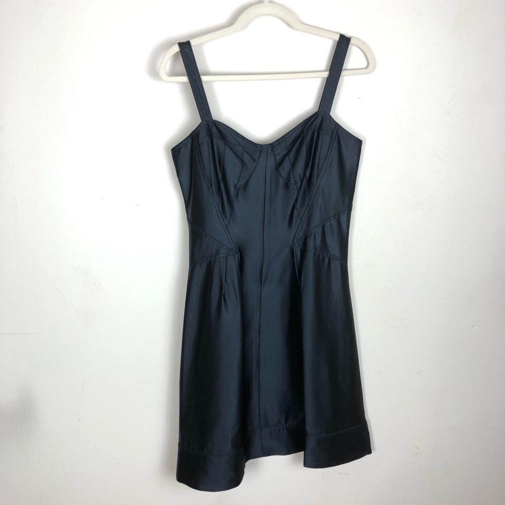 Z Spoke Zac Posen Fit Flare Black Dress - Picture 4 of 14